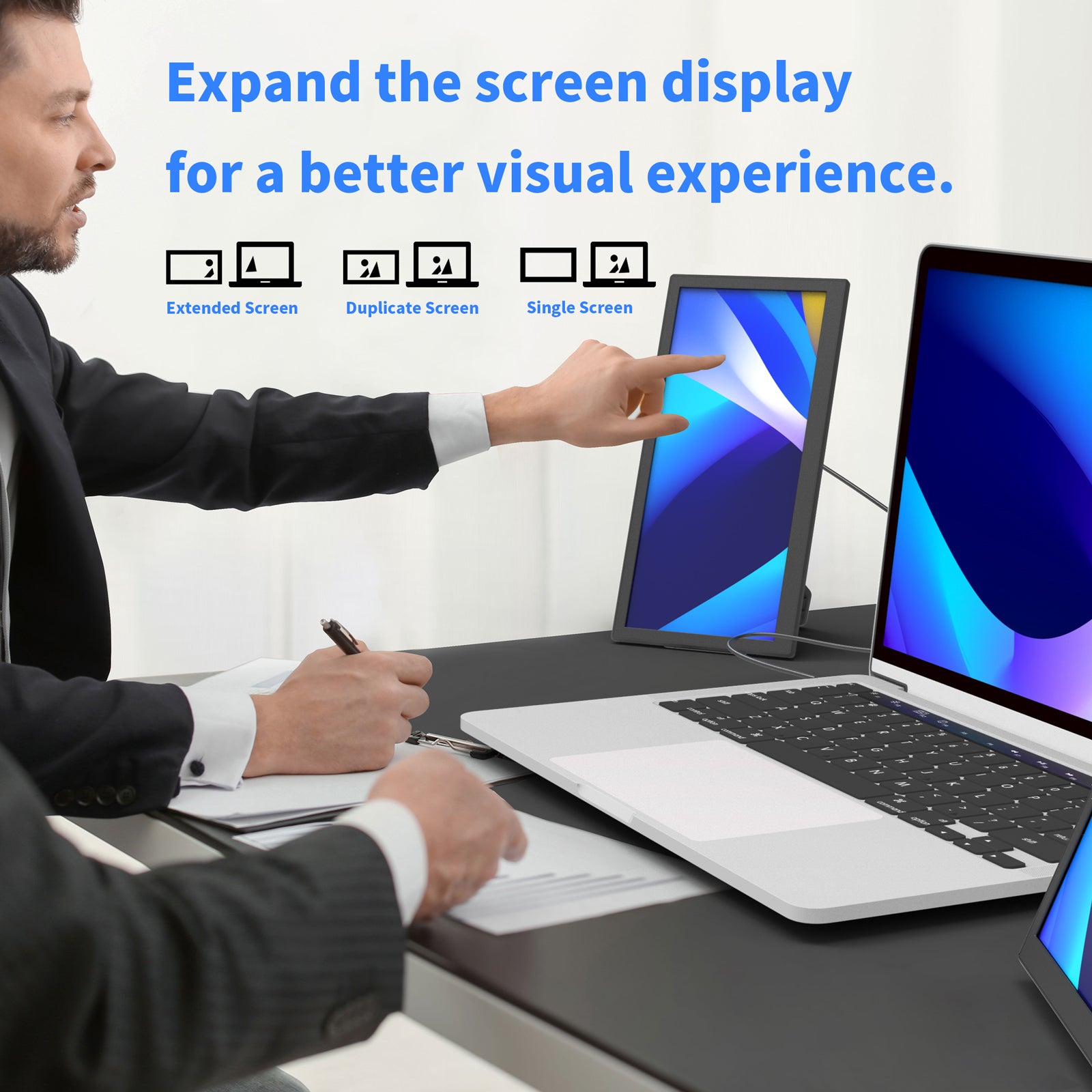 Maxfree L3 12.3" Refurbished Portable Monitor with Kick Stand