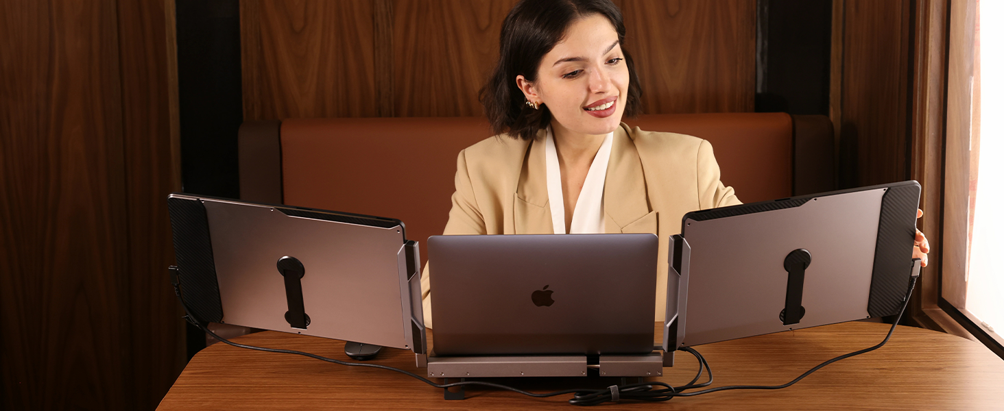 Maxfree F2 14" Triple Laptop Screen Extender