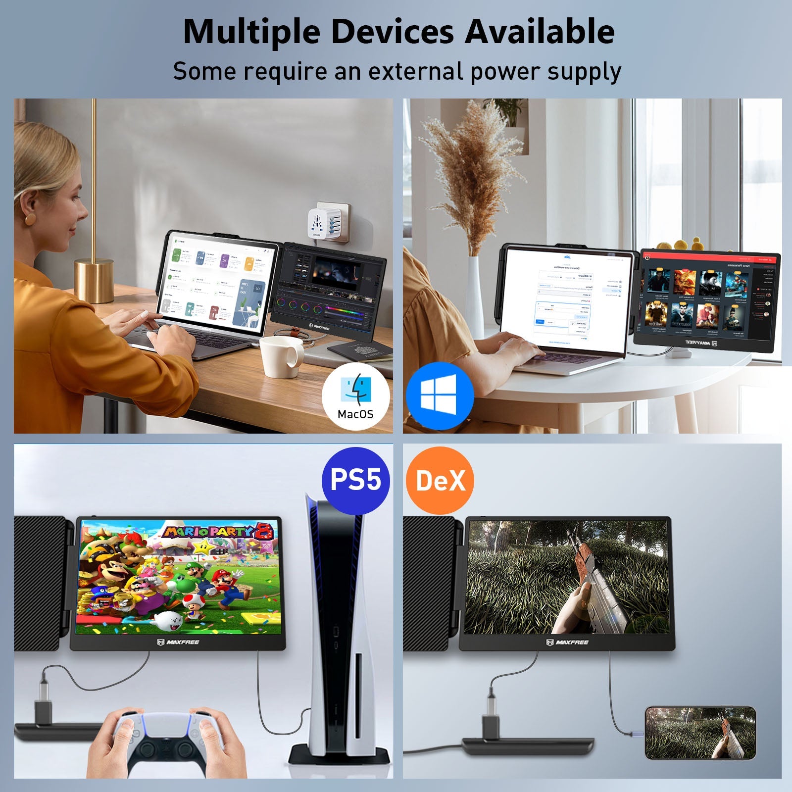 Maxfree S1 14" Refurbished Laptop Screen Extender