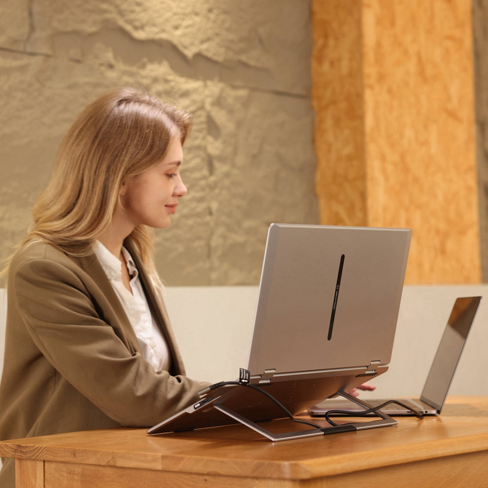 Maxfree M2 15.6" Refurbished Stacked Folding Triple Monitor for Laptop