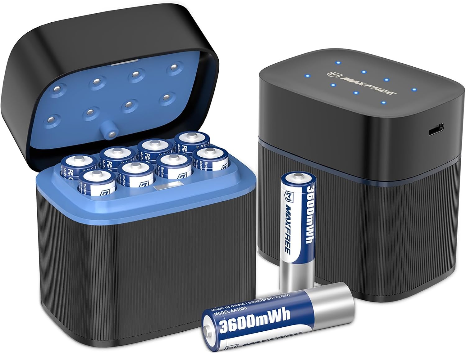 Maxfree Rechargeable AA Batteries