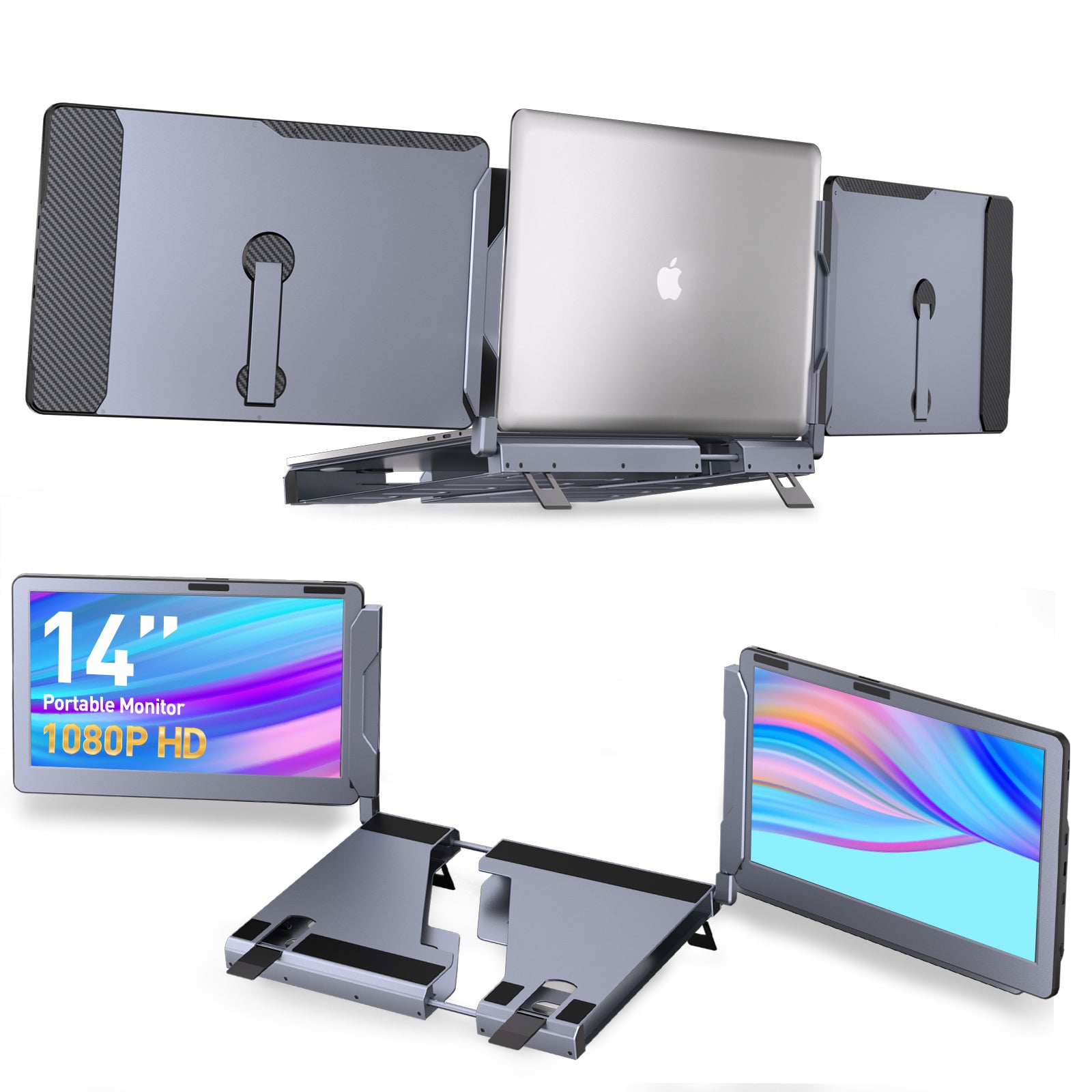 Maxfree F2 Triple Laptop Screen Extender 14''