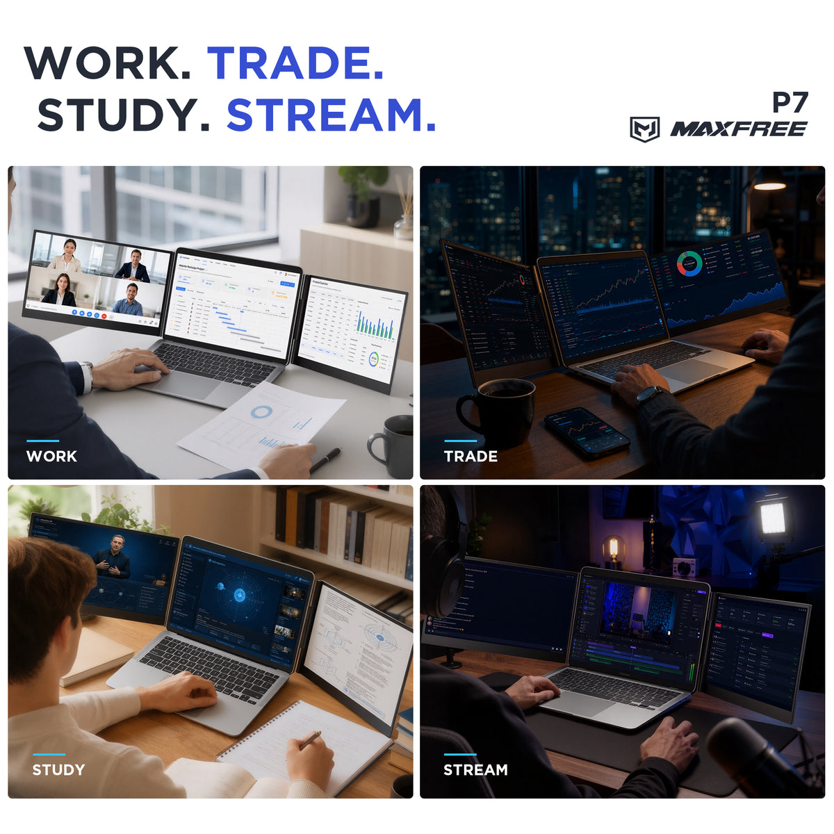 Maxfree P7 15.6'' Portable Monitor