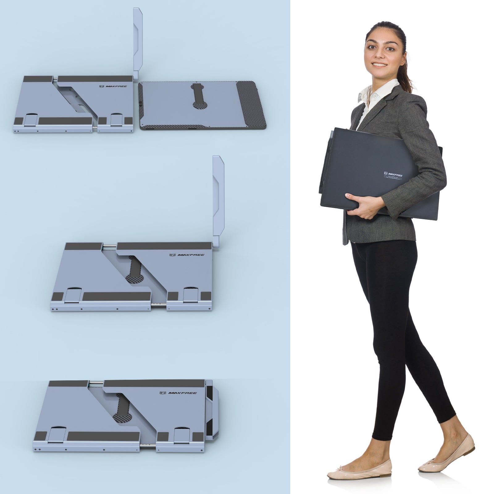 Maxfree F1 14" Portable Laptop Screen Extender with Stand